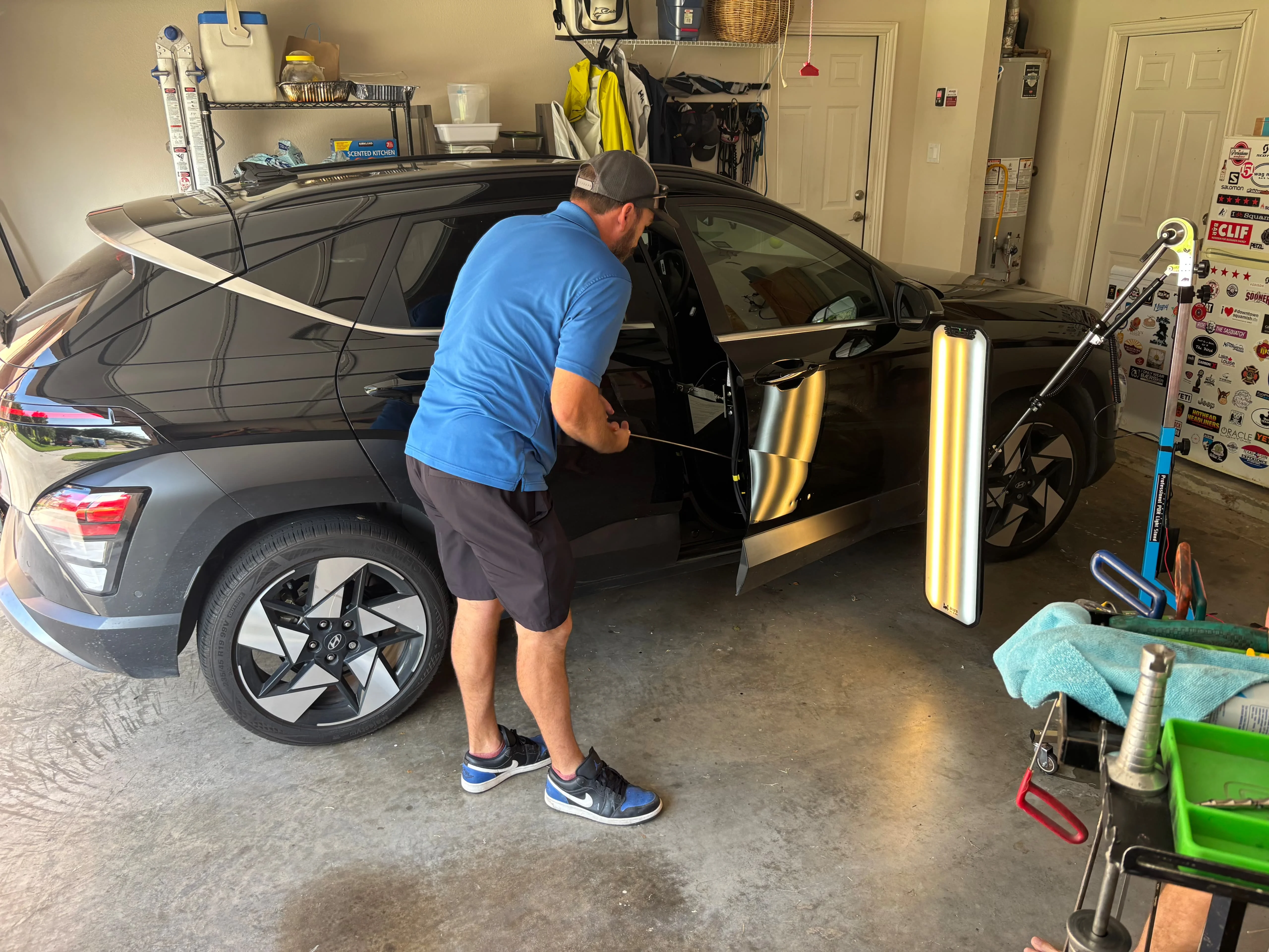 Mobile PDR Service in Euless TX with Paintless DR Trailer
