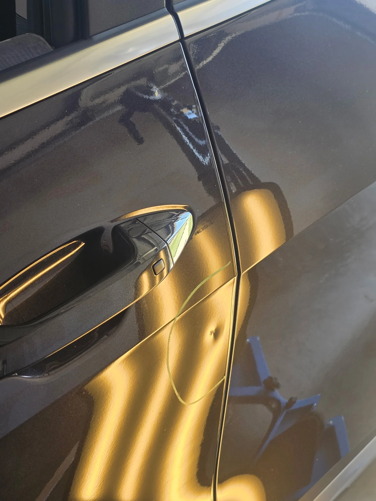 Mobile Dent Repair before PDR